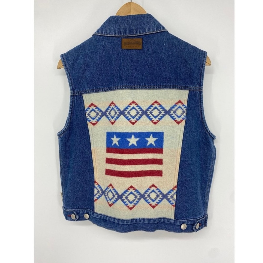 Pendleton wool denim vest vintage Originals - like new size medium
